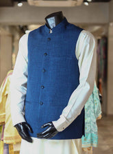Xiang Yue By Sami Saeed Polyester Stitched Waistcoat SS25XY D-1178-LTBN